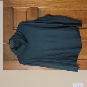 Green turtleneck